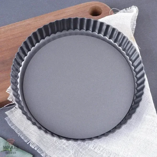 Moule à tarte en métal, idéal pour vos desserts maison