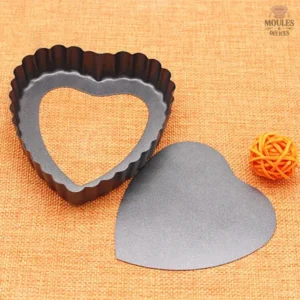 Moule cœur pour tartelettes, idéal pour la pâtisserie