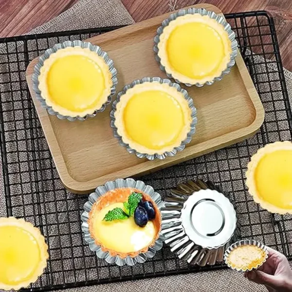 Moule à tartelette pour créations pâtissières variées