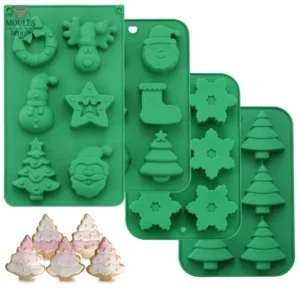 Moule en silicone pour biscuits de Noël