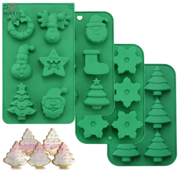 moule-biscuit-noel-1 Moule en silicone pour biscuits de Noël