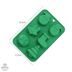 Moule en silicone pour formes de Noël