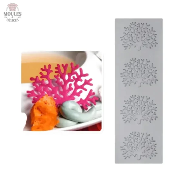 Moule floral en silicone pour desserts