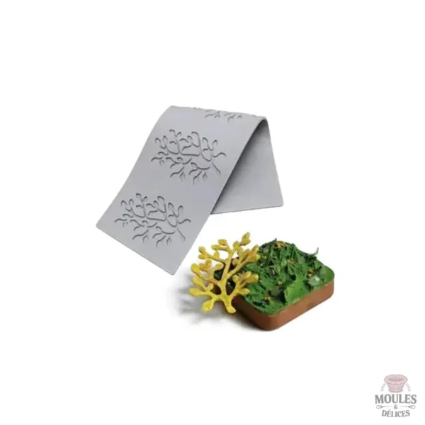 Moule en silicone pour décorations comestibles