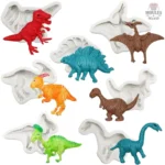 Moule en silicone dinosaures pour pâtisserie