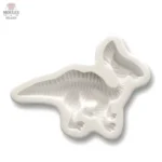 Moule silicone formes de dinosaures colorées