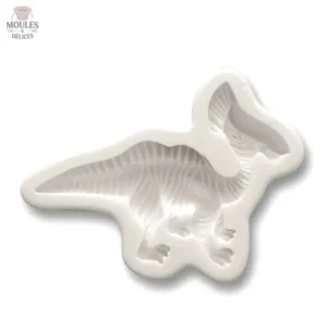 Moule silicone formes de dinosaures colorées