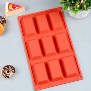 Moule à financier en silicone anti-adhésif
