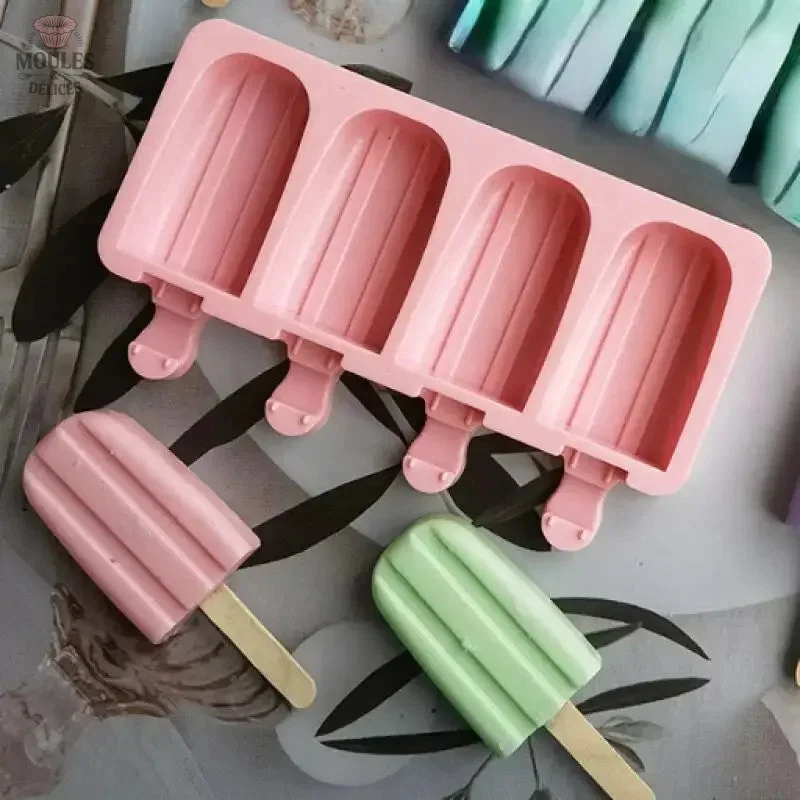Moule en silicone à glace pour réaliser des desserts glacés