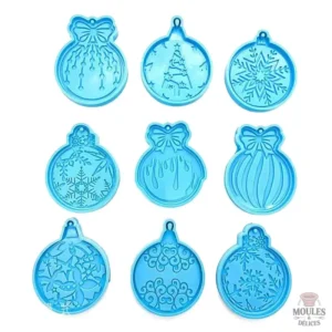 Moule en silicone forme boule de Noël