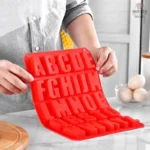 Moule en silicone pour lettres en pâtisserie