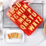 Moule silicone lettres pour créations sucrées