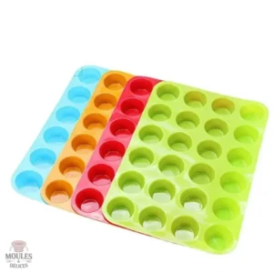 Moule à muffins en silicone, pratique et facile à utiliser