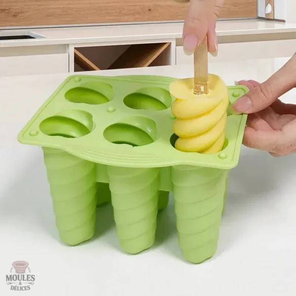 Moule en silicone pour créer des bâtonnets glacés
