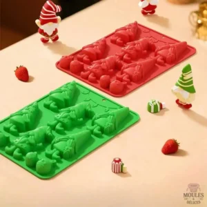 Moule Silicone Noël 3D pour créations festives