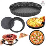 Moule à Tarte perforé 24 cm pour une cuisson uniforme