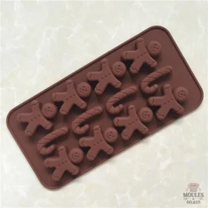 Moules chocolat avec designs de Noël pour vos douceurs