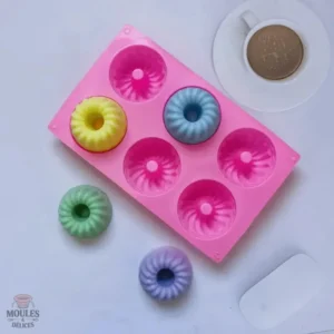 Petit moule à savarin en silicone pour desserts