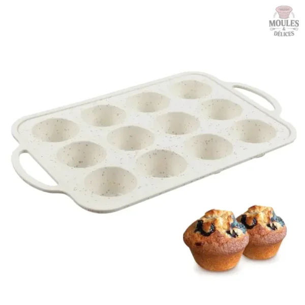 Plat à Muffin en Silicone pour des créations pâtissières réussies