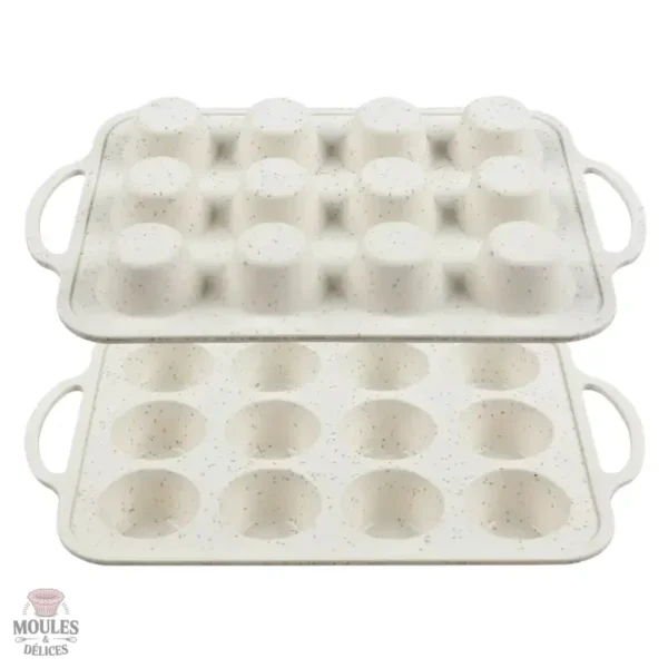 Moule en Silicone pour muffins, flexible et antiadhésif